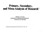 Educational Researcher Nov 1976, Vol. 5, No. 10 - slide 1