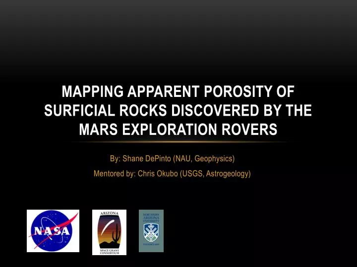 mapping apparent porosity of surficial rocks discovered by the mars exploration rovers