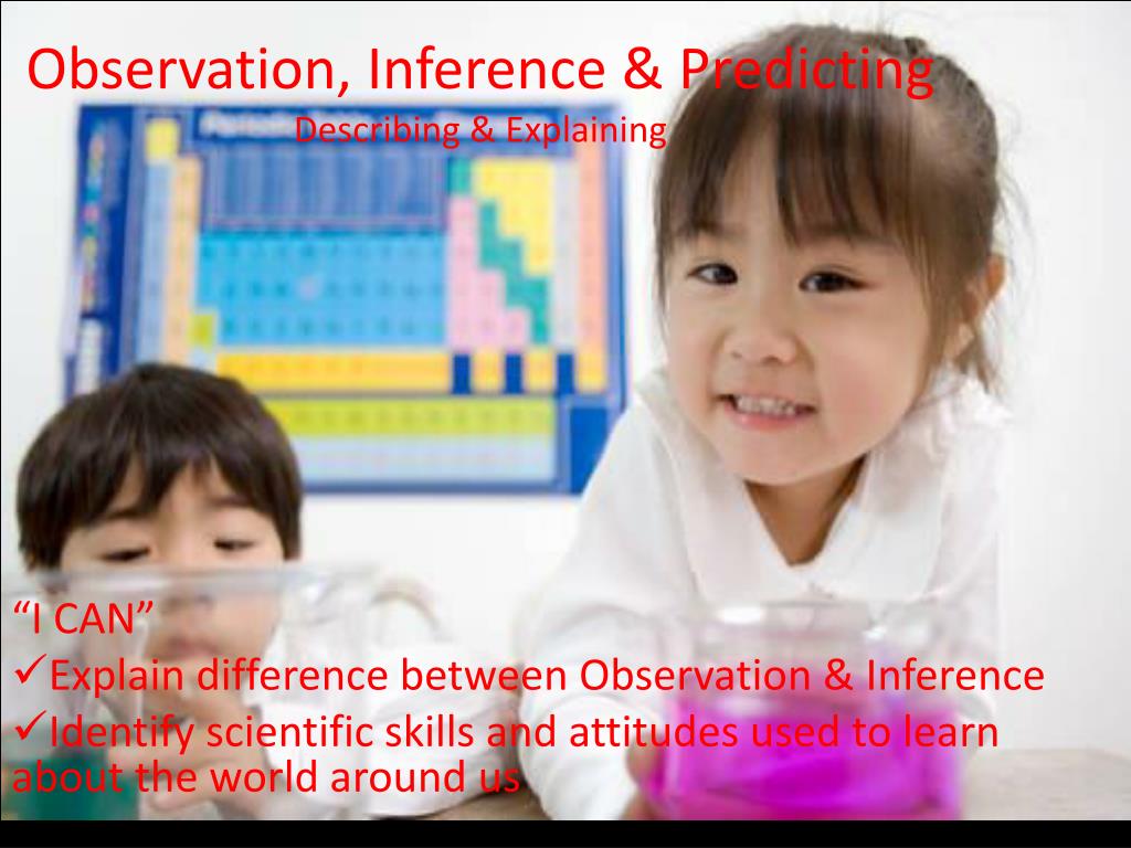 PPT - Observation, Inference & Predicting Describing & Explaining ...