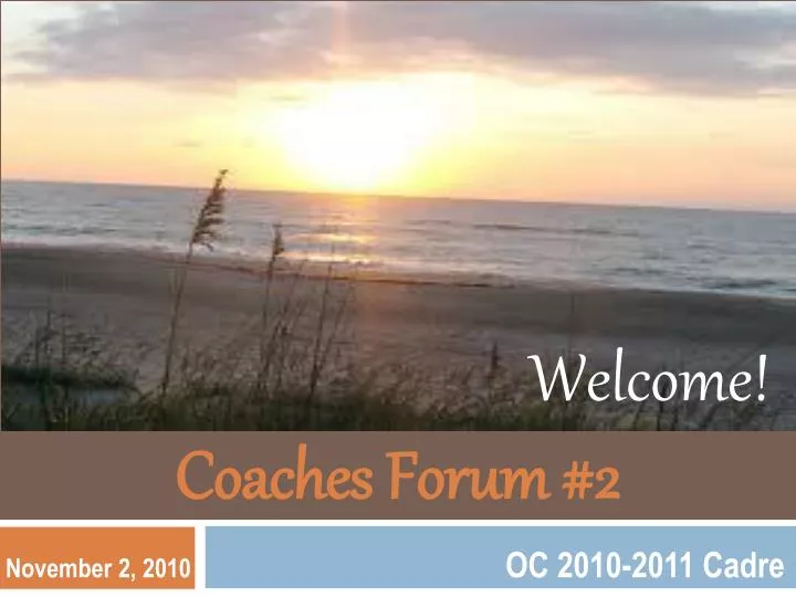 coaches forum 2