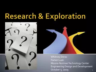 Research &amp; Exploration