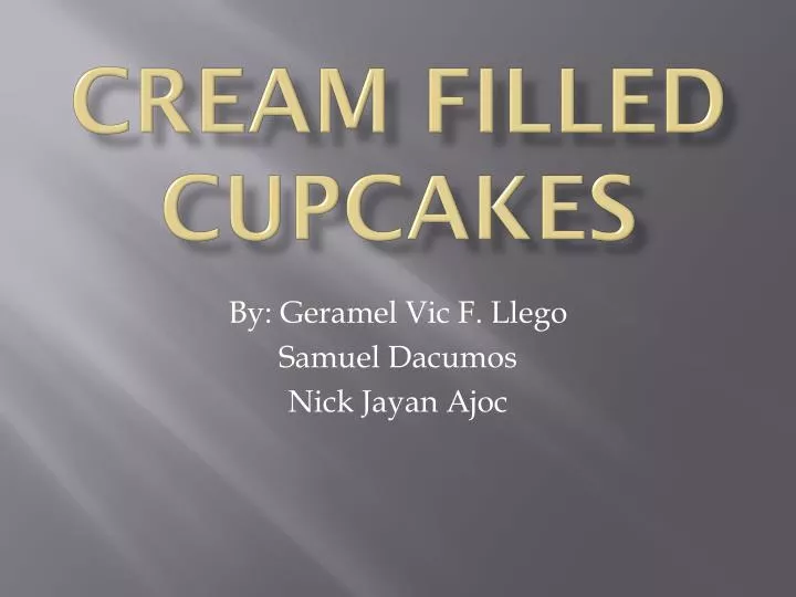 cream filled cupcakes