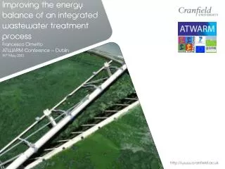 Improving the energy balance of an integrated wastewater treatment process