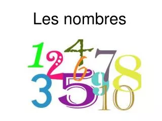 les nombres