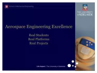 Aerospace Engineering Excellence Real Students Real Platforms Real Projects