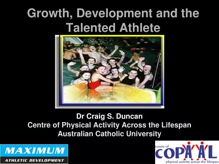 growth development and the talented athlete