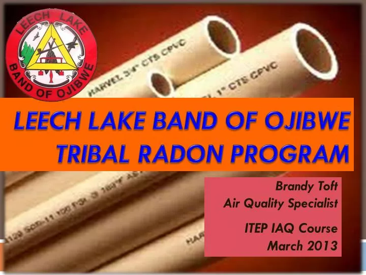 leech lake band of ojibwe tribal radon program