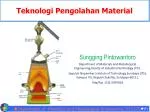 Department of Materials and Metallurgical Engineering, FTI-ITS - slide 1
