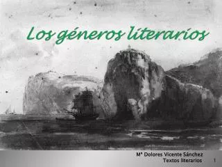 los g neros literarios