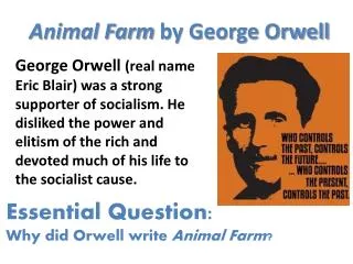 Animal Farm by George Orwell