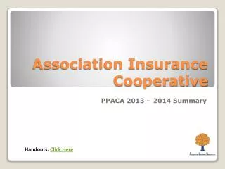 Association Insurance Cooperative