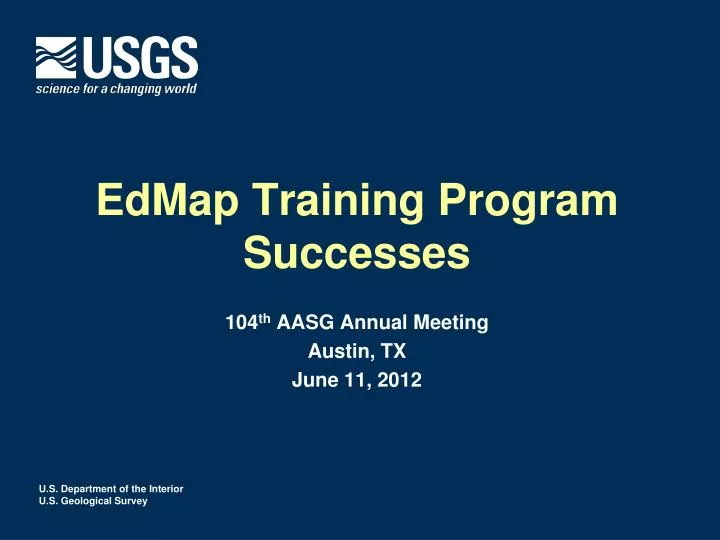 edmap training program successes