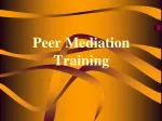 Peer Mediation Training