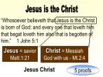 Jesus is the Christ