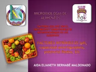 microbiolog a de alimentos