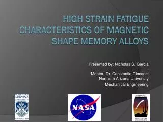 High Strain Fatigue Characteristics of Magnetic Shape Memory Alloys