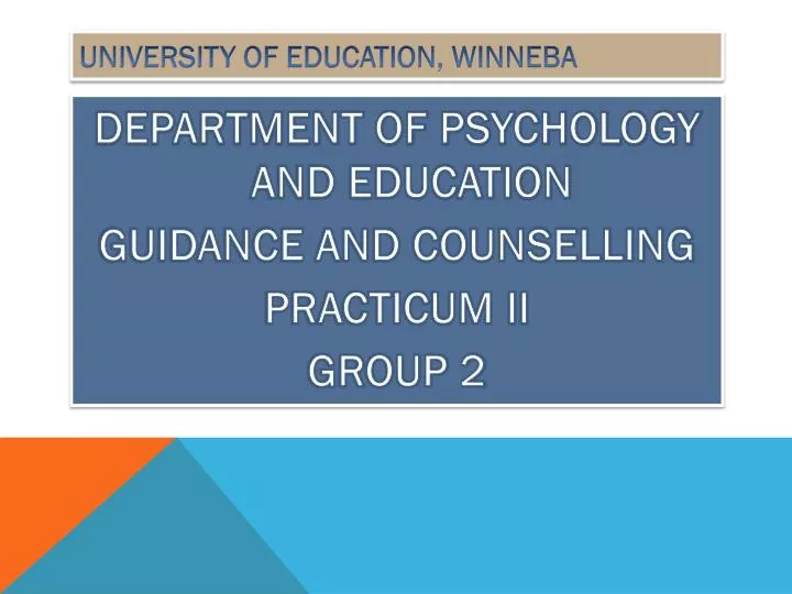 university of education winneba