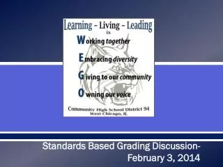 What is Standards Based Grading? (SBG)