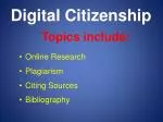 Digital Citizenship - slide 1