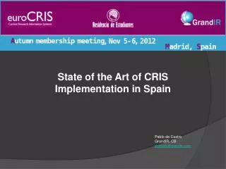State of the Art of CRIS Implementation in Spain