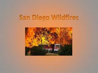 San Diego Wildfires