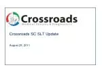 Crossroads SC SLT Update - slide 1