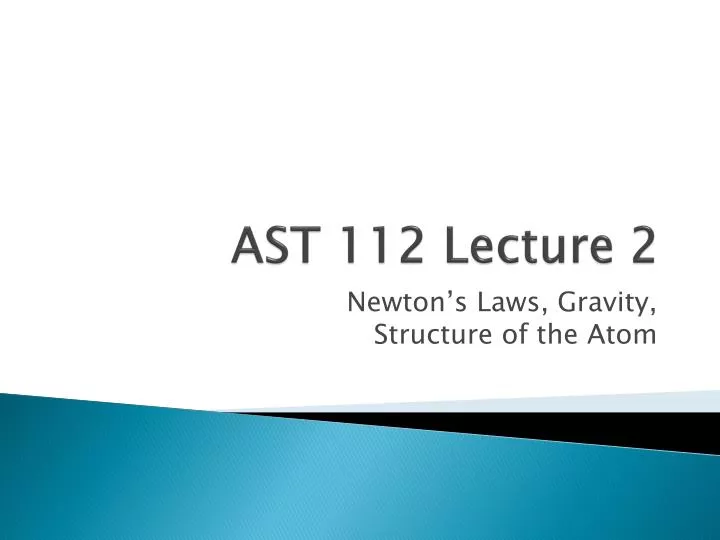 ast 112 lecture 2