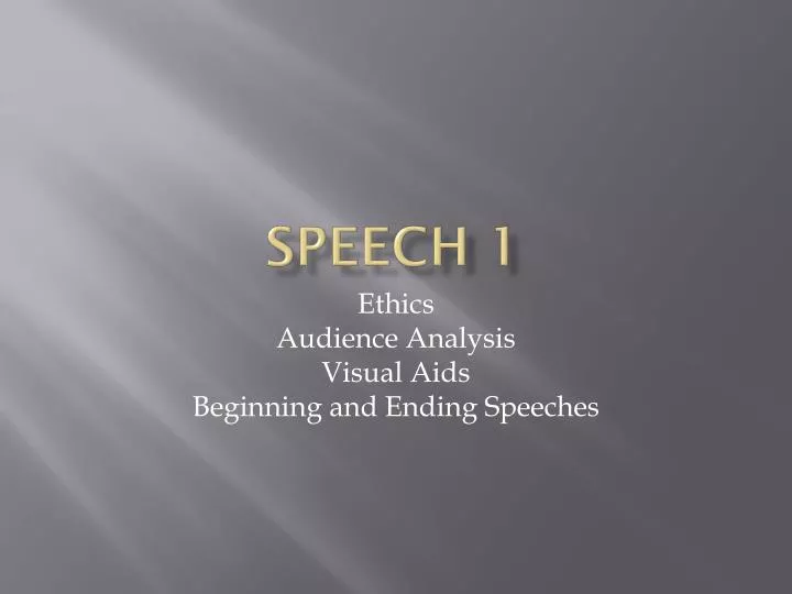 speech 1
