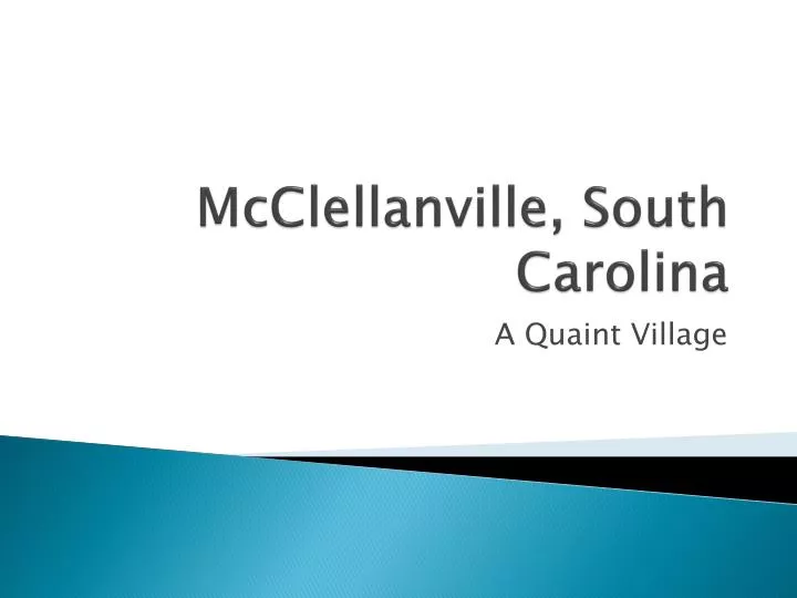 mcclellanville south carolina