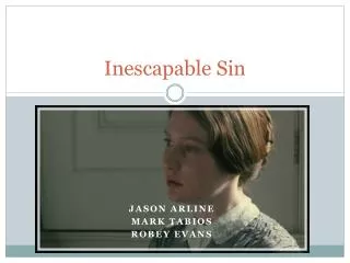 Inescapable Sin