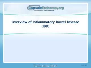 Overview of Inflammatory Bowel Disease (IBD)