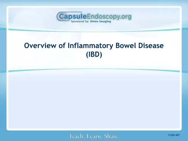 overview of inflammatory bowel disease ibd