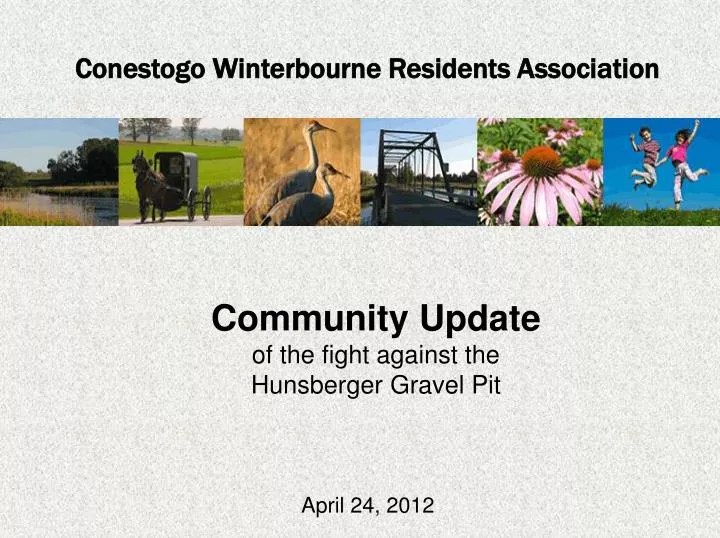 community update of the fight against the hunsberger gravel pit