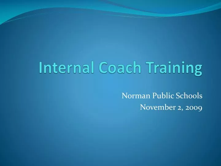internal coach training
