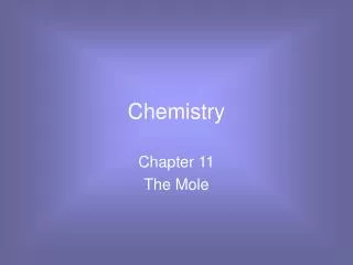 chemistry