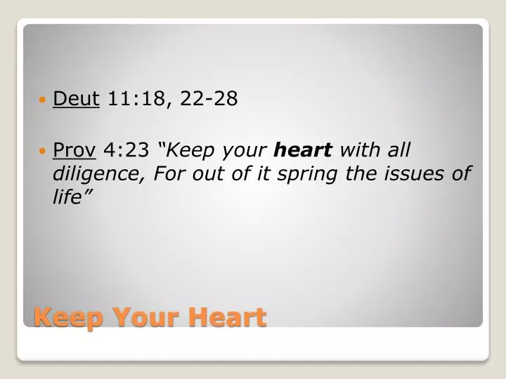 keep your heart