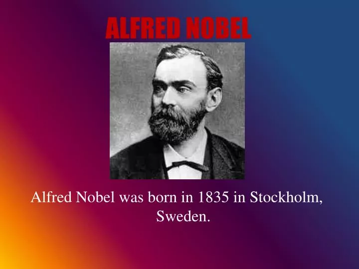 alfred nobel