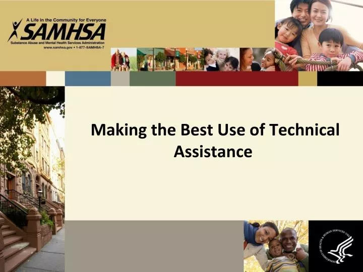 making the best use of technical assistance