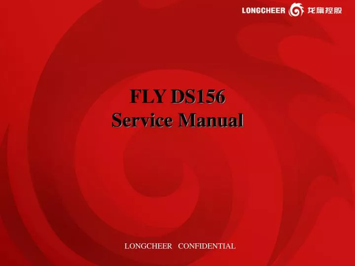fly ds156 service manual