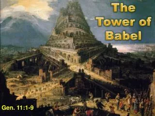 The Tower of Babel