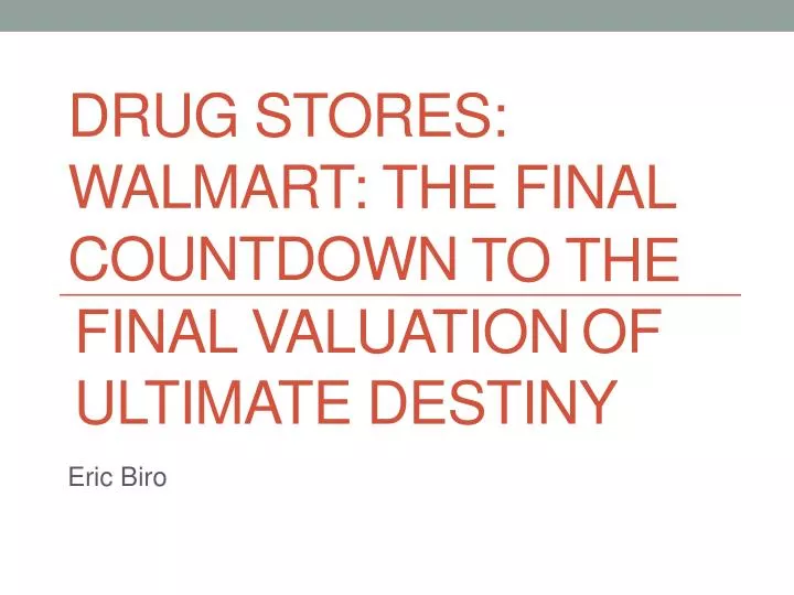 drug stores walmart