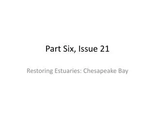 Part Six, Issue 21