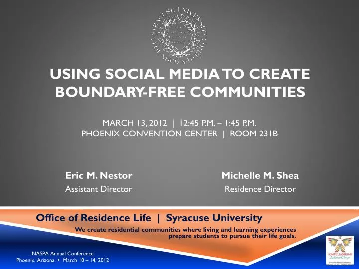 using social media to create boundary free communities