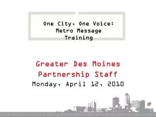 Greater Des Moines Partnership Staff