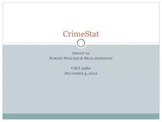 CrimeStat