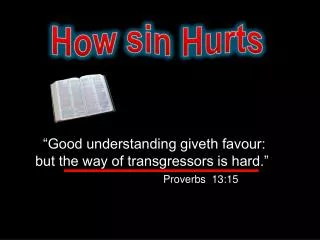 How sin Hurts
