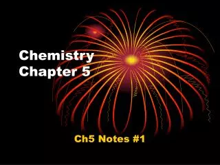chemistry chapter 5