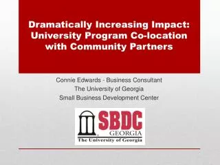 Dramatically Increasing Impact: University Program Co-location with Community Partners