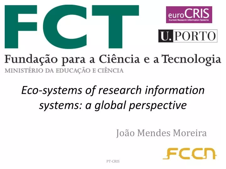 eco systems of research information systems a global perspective