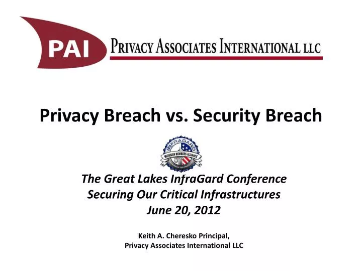 privacy breach vs security breach